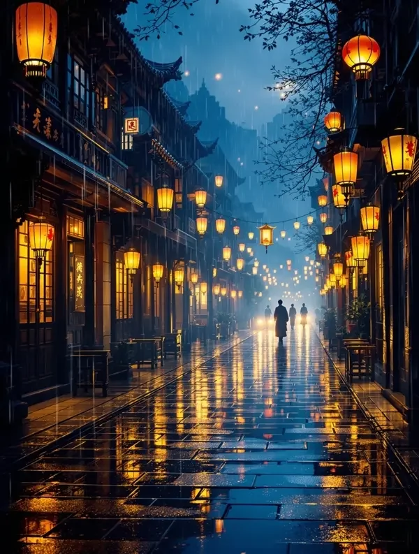 橙果短剧《半城烟雨》封面 - 古装权谋